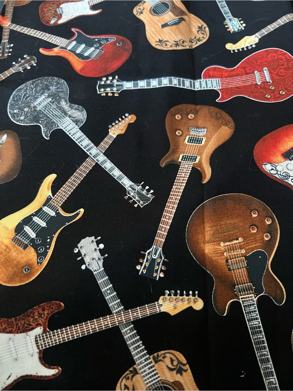 Timeless Treasures Guitar Fabric